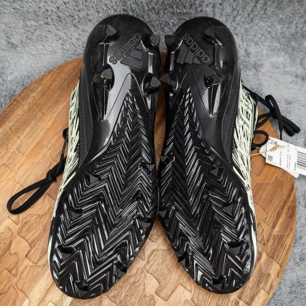 Adidas Adizero 12.0 Football Glow In The Dark‎ Mens Size 14 Black White IE5447